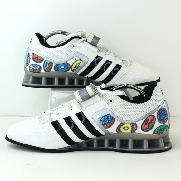 Adidas Adipower Weightlifting Shoes Donut Details Mens (US 11) - Picture 3 of 10